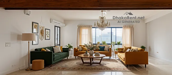 Luxurious spacious apartment